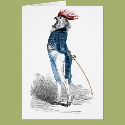 Rooster Gentleman Greeting Cards Zazzle_card Rooster Gentleman Greeting Cards Zazzle_card