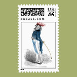 Rooster Gentleman Stamps