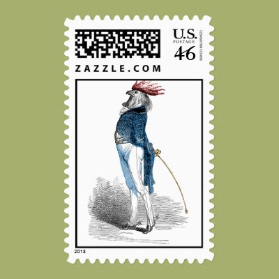 Rooster Gentleman Stamps Zazzle_stamp Rooster Gentleman Stamps Zazzle_stamp