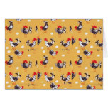 rooster greeting card