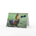 Rooster Humorous 30th Birthday Greeting Card by SmilinEyesTreasures Rooster Humorous 30th Birthday Greeting Card