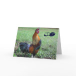 Rooster Humorous 50th Birthday Greeting Card