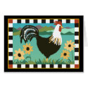 Rooster in the Flowers Card by kimd43 Rooster in the Flowers Card