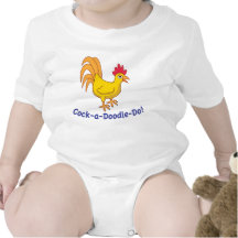 rooster infant creeper