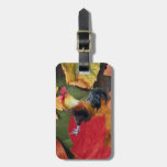 Rooster Leaves Luggage Tag