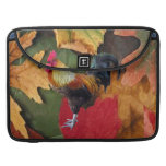 Rooster Leaves Rickshaw Flap Sleeve Sleeves For MacBooks