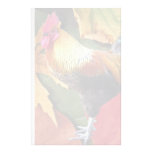 Rooster Leaves stationery