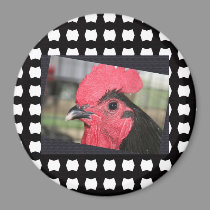 Rooster magnets by sharpcreations Rooster magnets