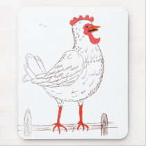 Rooster mousepads