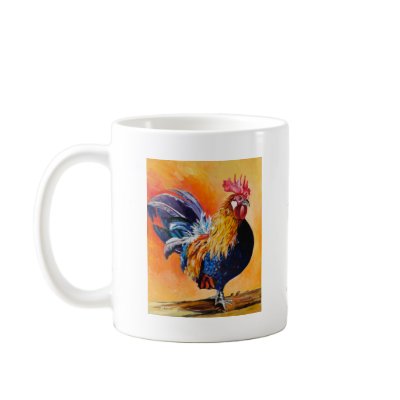 Rooster Mug by sharonartist
