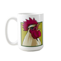 Rooster mugs by MugsMalone Rooster mugs