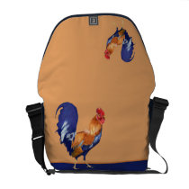 Rooster orange Messenger Bag messenger bags