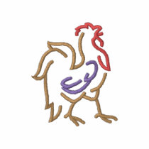 Rooster Outline Polo