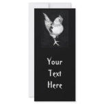 ROOSTER :PENCIL, RACK CARD rack cards
