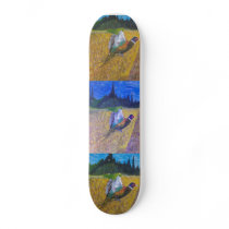 Rooster Pheasants Skate Board Deck