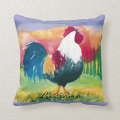 Rooster pillow