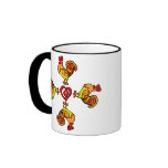 Rooster Pinwheel Mug