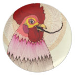 rooster plate