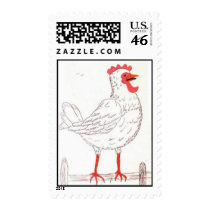 Rooster postage