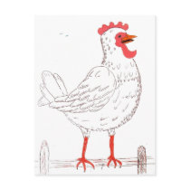 Rooster postcards