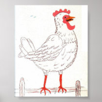 Rooster Print