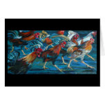 Rooster Power Dream Greeting Cards