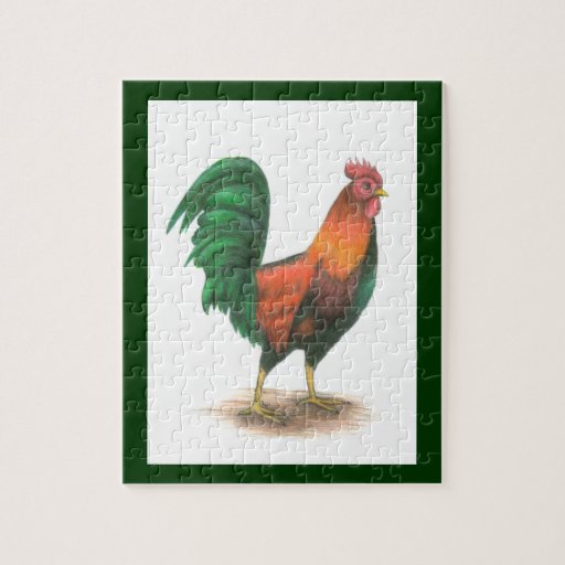 Rooster Puzzle Zazzle