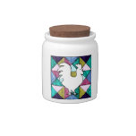 Rooster Quilt Candy Jar candy jars