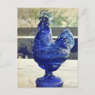 Rooster Songs postcard