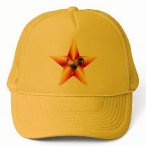 Rooster Star Trucker Hat