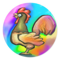 Rooster stickers