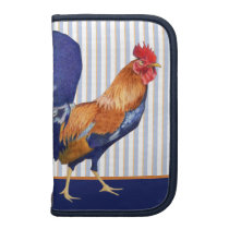 Rooster stripes Folio Smartphone Organizer