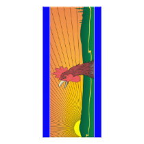 Rooster SunRise Personalized Rack Card