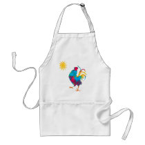 Rooster the King of the BarnYard Apron