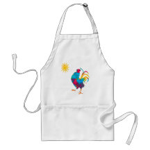 Rooster the King of the BarnYard Apron
