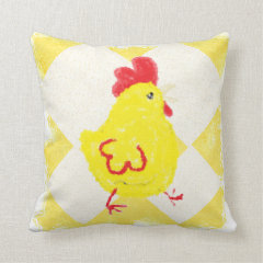 Rooster Throw Pillow