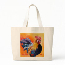 Rooster Tote bags