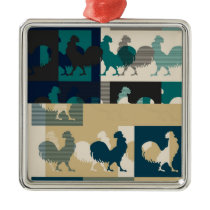 Rooster Vintage Ornaments