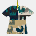 Rooster Vintage Ornaments
