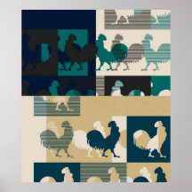 Rooster Vintage Posters