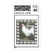 Rooster Wake up Call Postage Stamps
