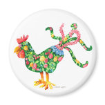 Rooster With Flair magnets