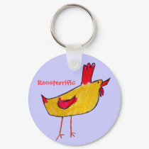 Roosterrific keychains