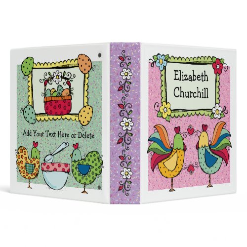 Roosters and Chicks - SRF binder