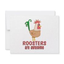 Roosters are Awesome invitations by AllPetsStore Roosters are Awesome invitations