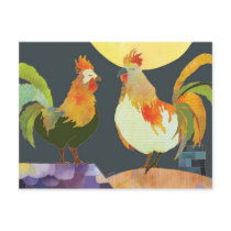 Roosters postcards