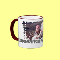 Roosters Rock! mugs
