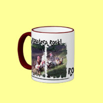 Roosters Rock! mugs