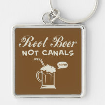 Root Beer Not Canals Key Chains