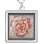 Root Chakra necklace with border